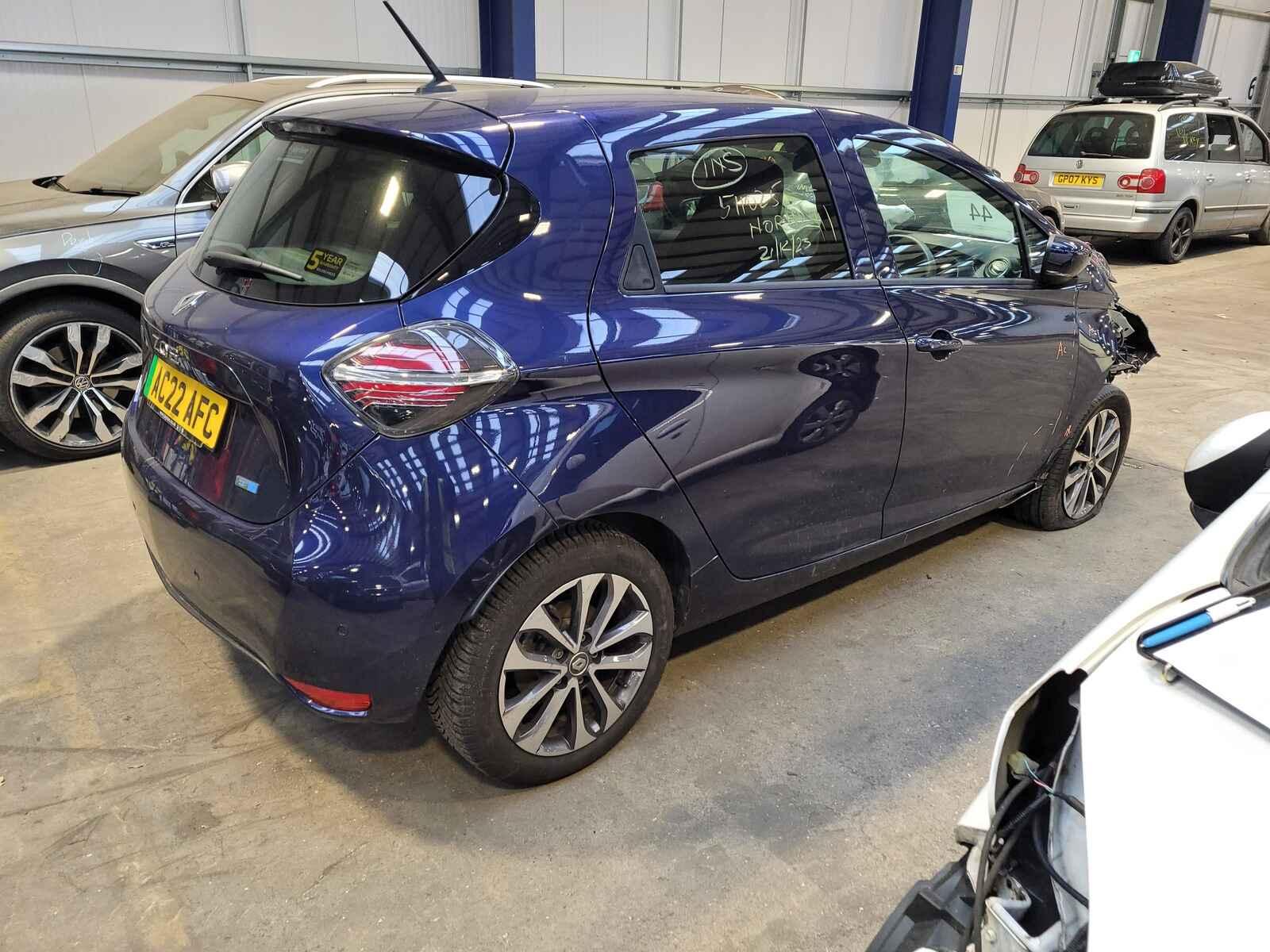Renault Zoe 2022 5 Door Hatchback Breaking View Auto part Renault Zoe 2022 5 Door Hatchback Breaking
