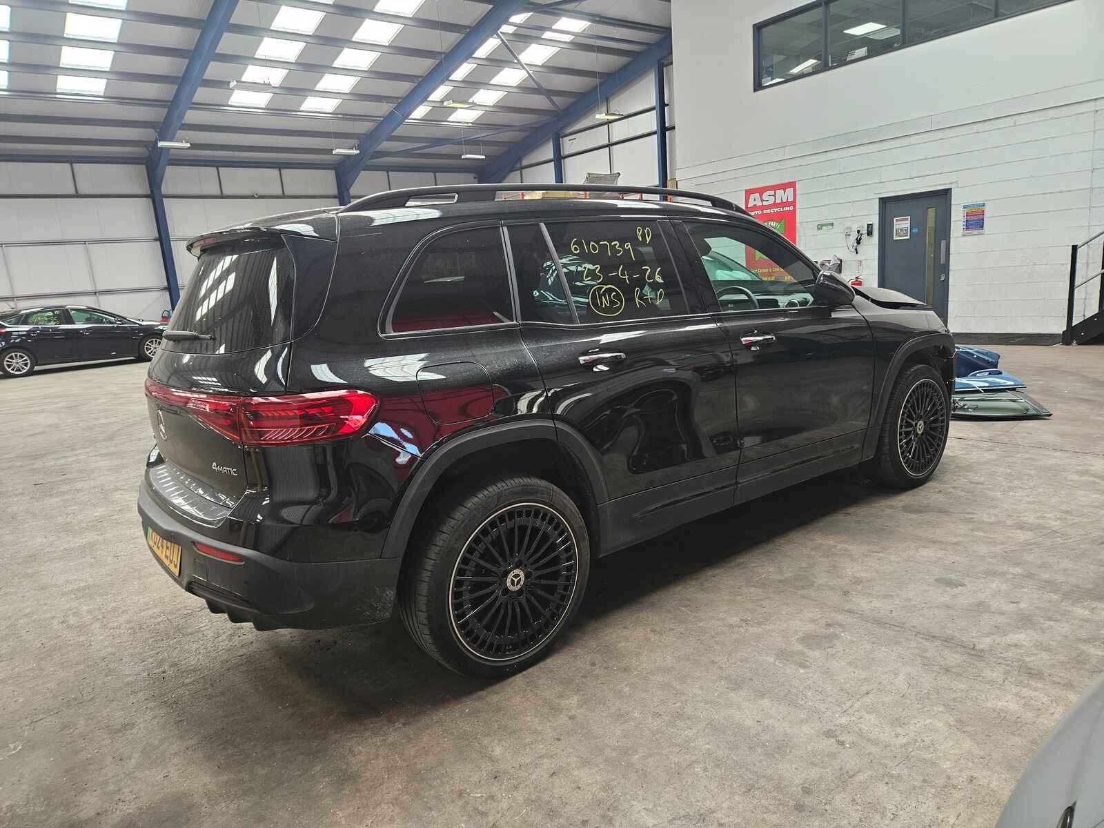 Mercedes Eqb 2024 5 Door Estate Breaking View Auto part Mercedes Eqb 2024 5 Door Estate Breaking